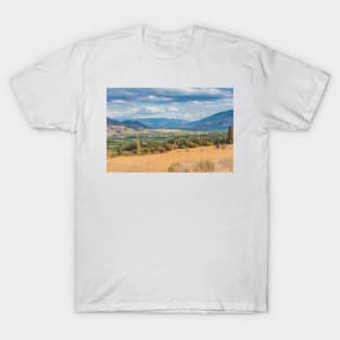 Summertime Panoramic View of Oliver, British Columbia, Canada T-Shirt